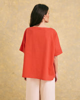 CAMISA KIKUBARI Coral